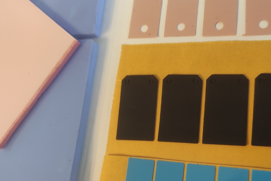 Pad thermique silicone conducteur (interface thermique)